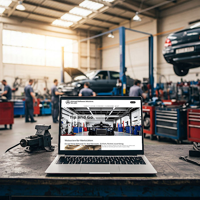 Die perfekte Webseite für jede Werkstätt - Einfach, flexibel, zuverlässig